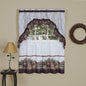 Into the Woods Kitchen Curtain Tier and Swag Set (57 inch  x 24 inch )