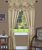 Ben&Jonah Collection Panache 5 Piece Window Curtain Set - 55x63 - Tan