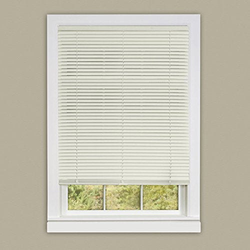 Ben&Jonah Collection Cordless Deluxe Sundown 1 inch  Room Darkening Mini Blind 27x64 - Alabaster