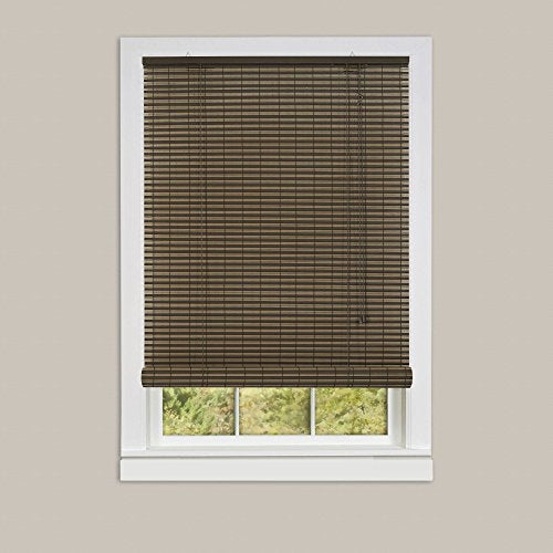 Sweet Roll Collection Set of 2 Cocoa / Almond Vinyl Roll-Up Blinds (60 inch  x 72 inch )