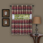 Ben&Jonah Collection Harvard - Window Curtain Tier Pair - 57x36 Burgundy