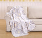 Traditional Elegance Queen Size Microplush Blanket (86 inch  x 86 inch ) - Zodiac Mandalla