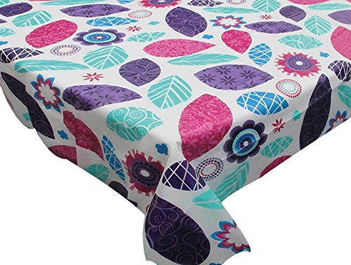 Park Avenue Deluxe Collection Park Avenue Deluxe Collection  inch Spring Passion inch  52 inch  x 70 inch  Vinyl Flannel Backed Tablecloth