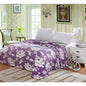 Ben&Jonah Designer Plush King MadisonÂ Micro Fleece Jacquard Blanket -Purple