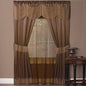 Ben&Jonah Collection Halley 6 Piece Window Curtain Set - 56x84 - Taupe