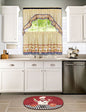 Ben&Jonah Collection Cucina - Printed Tier and Swag Window Curtain Set - 57x24 - Multi