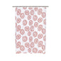 Park Avenue Deluxe Collection Park Avenue Deluxe Collection  inch Lucerne inch  Fabric Shower Curtain with Poly Taffeta Flocking in Red/White
