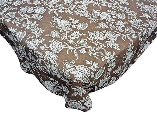 Park Avenue Deluxe Collection Park Avenue Deluxe Collection  inch Floral Cheer inch  52 inch  x 70 inch  Vinyl Flannel Backed Tablecloth