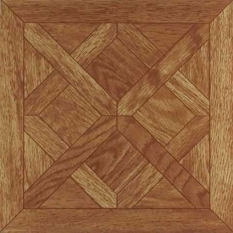 Park Avenue Collection NEXUS Classic Parquet Oak 12 Inch x 12 Inch Self Adhesive Vinyl Floor Tile #201 - 20 Tiles