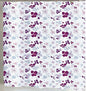 BenandJonah Collection Extra Wide 108 x 72 inch  Fl0wer Party Design Fabric Shower Curtain