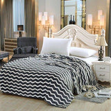 Luxurious Zigzag Modern Chevron Micro Fleece Blanket