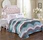 Ben&Jonah Designer Plush Queen (86 inch  x 86 inch ) Blanket - Ombre Wave