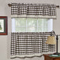 Park Avenue Collection Buffalo Check Tier Pair - 58x24 - Chocolate