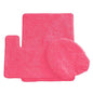 Simple Elegance by Ben&Jonah 3 Piece Bath Rug Set: 1 Bath Rug , 1 Contour Mat and 1 Toilet Seat Cover