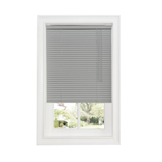 Traditional Elegance Cordless Anochecer Collection 1" Room Darkening Mini Blind 39x64 Gray