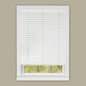 Traditional Elegance Cordless Eclipse 2" Vinyl Venetian Blind with 2 in. Valance 39x64 - White
