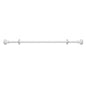 Traditional Elegance Decorative Rod & Finial Yorkshire White 48-86
