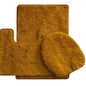 Simple Elegance by Ben&Jonah 3 Piece Bath Rug Set: 1 Bath Rug , 1 Contour Mat and 1 Toilet Seat Cover
