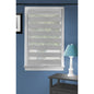 Traditional Elegance Cordless Sublime Sheer Double Layered  Shade 43x72 - Grey