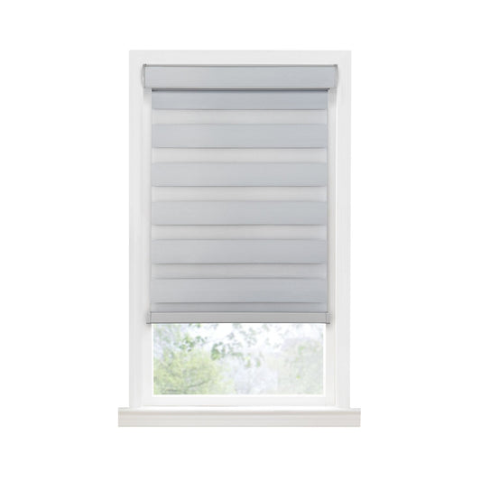 Traditional Elegance Cordless Sublime Room Darkening Double Layered Shade 32x72 - Oyster