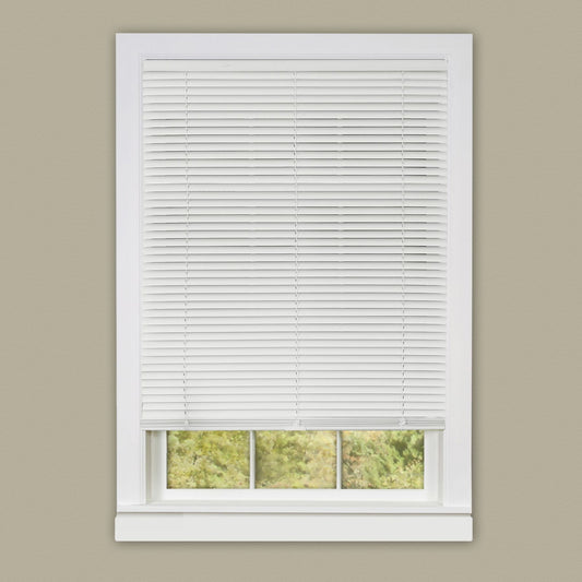 Traditional Elegance Cordless Anochecer Collection 1" Room Darkening Mini Blind 36x64  - White
