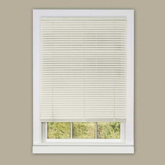 Traditional Elegance Cordless Anochecer Collection 1" Room Darkening Mini Blind 39x64 - Alabaster