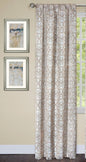 Traditional Elegance Park Ave Window Curtain Panel - 54x63 - Taupe